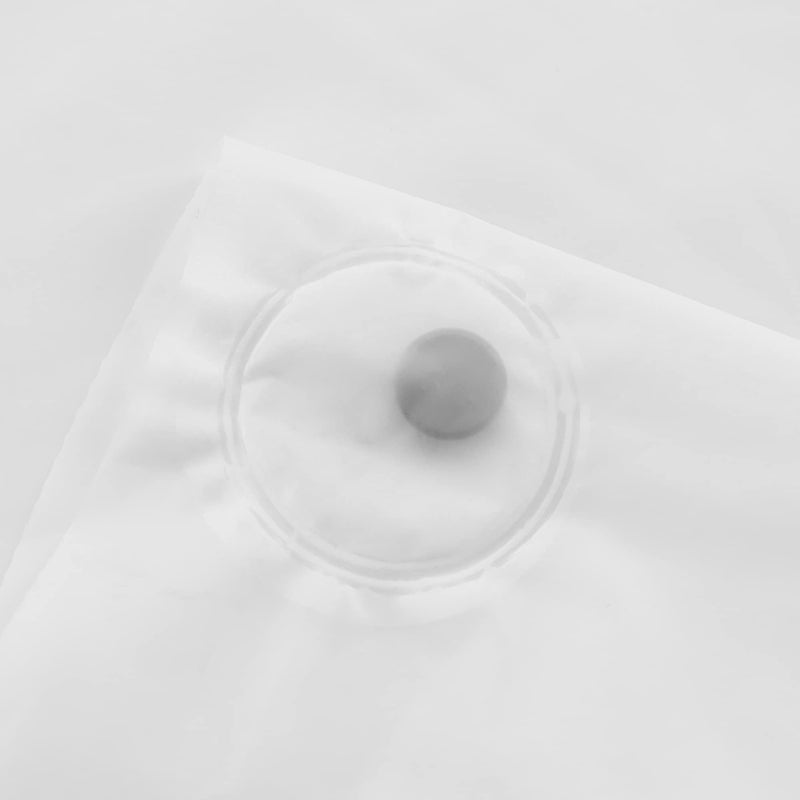 River Dream Plastic(PEVA) Snap in Shower Curtain Liner Replacement with Magnets Removable Liner (1, Plastic-Update) - Image 4